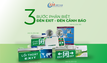 Hướng dẫn phân biệt đèn exit, đèn cảnh báo mắt ếch và vị trí đặt